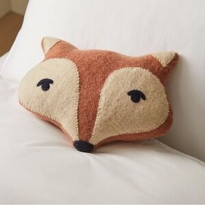 NWT West Elm Kids Kate Zaremba Fox Pillow